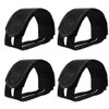 Pedal Straps (4 Pieces), Bicycle Pedal Toe Clip Straps Two