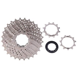 Sprocket 8s Freewheel Hollow Design Lightweight 8s Sprocket Super Abrasion Resistant Steel 8/9/10/11 Speed 11-28T Road Bike Freewheel Cassette Sprocket Bicycle Replacement Accessory (8S-11-28T)
