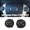 1Pair Steering Wheel Switch Buttons Controls Rubber Fit for Toyota