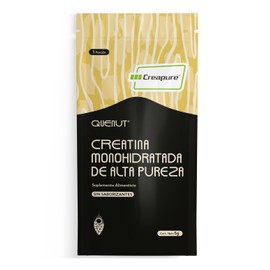 QUENUT | Creatina Monohidratada de Alta Pureza Sin Sabor, Creapure® (23BD21) | Apoyo para la Energía y Rendimiento Físico | Suplemento Alimenticio, Si