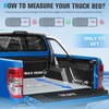 6' Soft Roll Up Truck Bed Tonneau Cover for 1983-2011