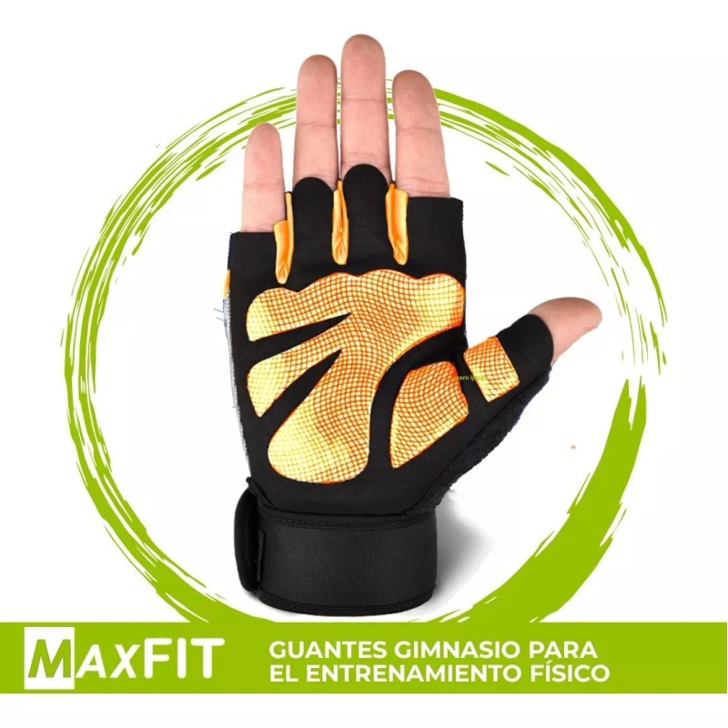 Maxfit Guantes Gym Tacticos Pesas Crossfit Gimnasio Maxfit St002