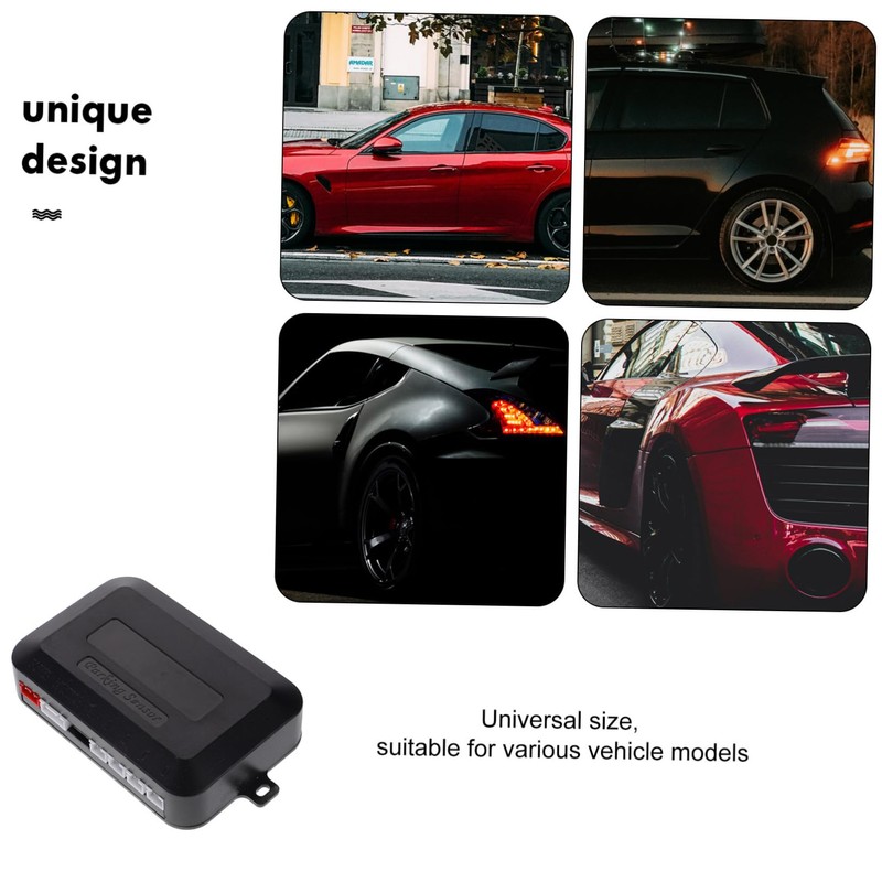 Alipis 1 Set Car Parking Sensor System with Automotive Vehicle