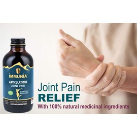 Immunia Joint Pain - Natural Anti-inflammatory - For Muscle and Joint Pain. Made from POLYPHENOLS extracted from antioxidant fruits and Boswellia Serrata - No Sugar added. Made in Canada (3 bottles)