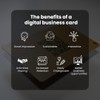 TAPiTAG NFC Tag + QR Contactless Digital Business Card Metal
