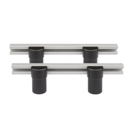 2 x Woodworking Table Workbench Auxiliary Tool Planer Stop Board 19mm 20mm Dog Hole Bench Dog Clamp Aluminum Alloy Baffle DIY Positioning Plate Tool (19mm)