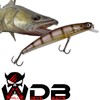 Angel-Berger Wild Devil Baits Zander Wobbler Artificial Bait Flat Runner