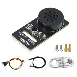 Modulo di interazione vocale Yahboom AI, funzioni di riconoscimento vocale e trasmissione, comandi vocali inglesi personalizzati, supporto ROS1, ROS2, supporto Jetson/Raspberry Pi/ESP32/STM32