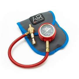 ARB ARB600 E-Z Deflator Kit 10-60 PSI 0-4 BAR Tire Pressure Gauge Rapid Air Down for Offroad Include Recovery Gear Pouch