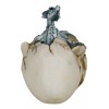 Cold Bifrost Dragon Hatchling Breaking Out Of Egg Shell Figurine