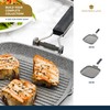 MasterClass Non-Stick Induction-Safe Griddle Pan with Folding Handle, 24 cm