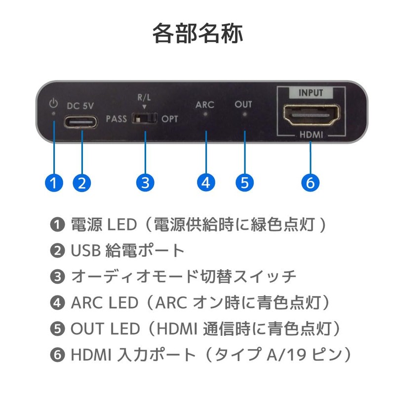 8K60Hz/4K120Hz HDMI Audio Separator RS-HD2HDA-8K