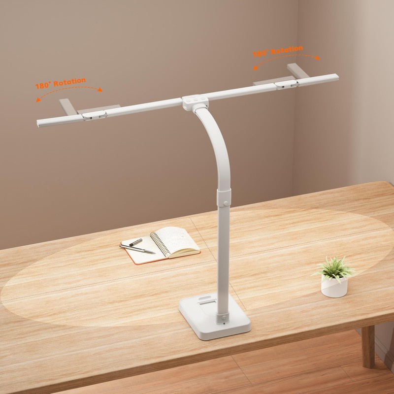 sandiea LED Desk Lamp for Home Office - 24W Bright