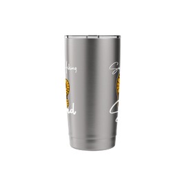 Sunflower Hiking Squad Boots Nature Trail Walking Tee Stainless Steel Insulated Tumbler
