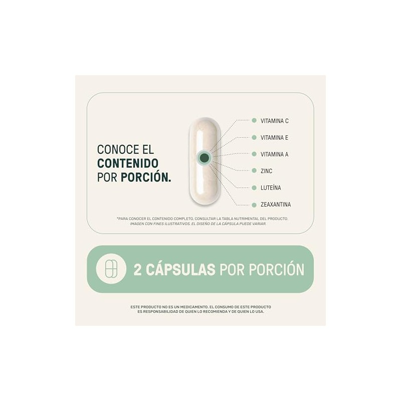 Life 360+ Eagle Vision Blend, 120 C?psulas, 1100mg Por Porci?n
