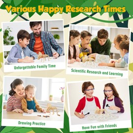 Dinosaur Dig Kit,Dinosaur Fossil Digging Kit Triceratops Excavation Kit Dino Toys DIY Educational Dinosaurs Toys Dino Kids Toys Dino Bones Excavation Kit for 6 7 8 9 Year Old Boys Girls Gifts