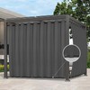 Easy-Going Outdoor Curtains Waterproof Windproof Weatherproof Curtain for Patio, Cabana,