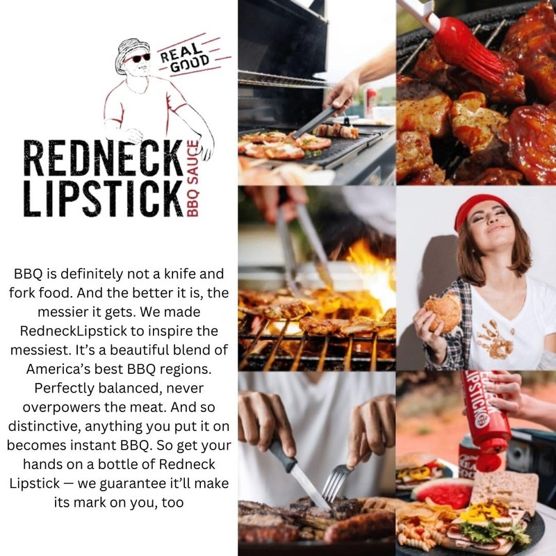 Redneck Lipstick Barbecue Sauce, 18 Ounce