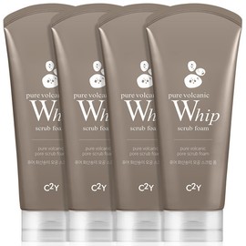 C2Y Aqua Whip/Volcanic Clay/Green Tea Cleansing Foam 120ml 4-Pack Set - {CY2} Volcanic Clay/120ml/4 pcs / C2Y 아쿠아휩/화산송이/그린티 클렌징폼 120ml 4개 묶음 세트 - {CY2} 화산송이/120ml/4개