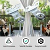 Sumnacon Metal Window Shade Brackets-4PCS Roller Shade Hardware Outside Mount