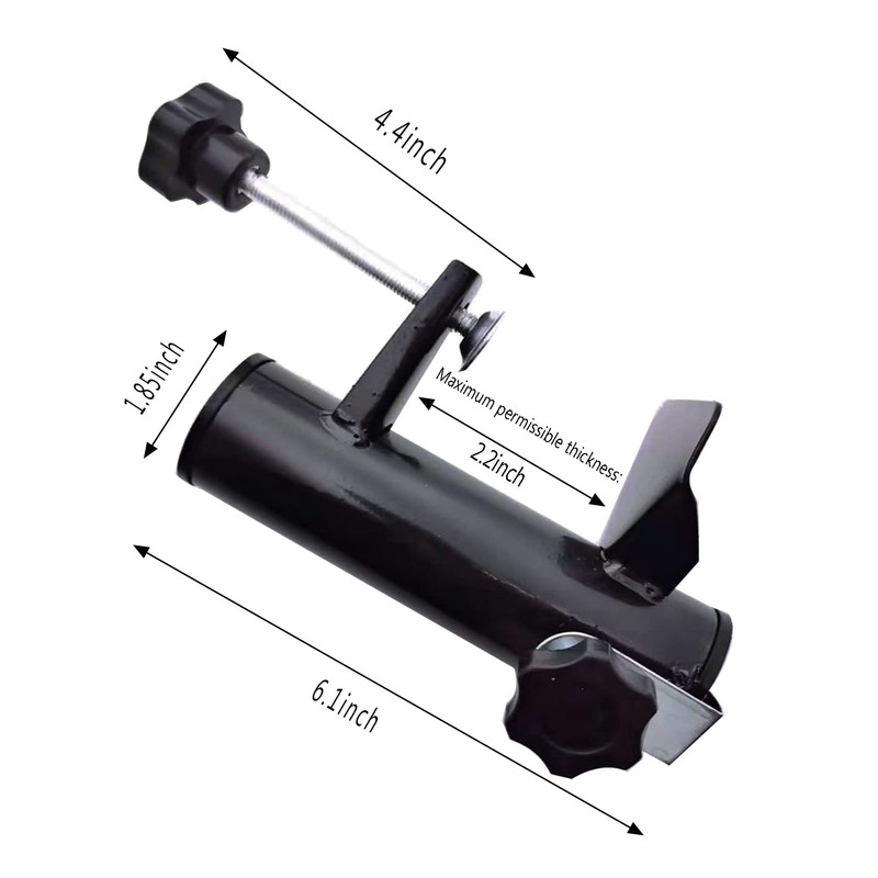 Multifunctional Umbrella Stands, Black Fixed Clip Umbrella Clamp & Portable
