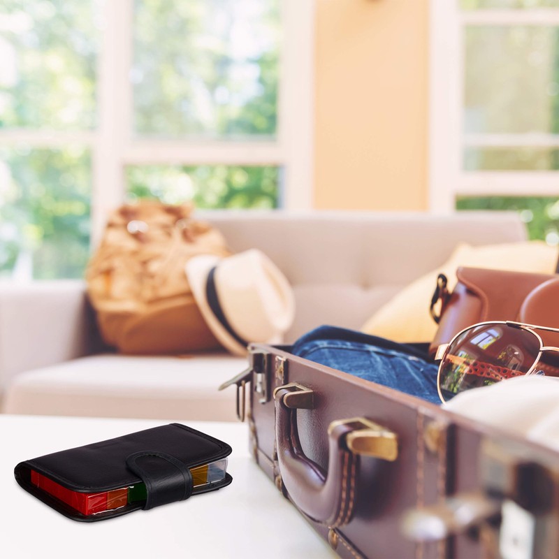 Relaxdays Astuccio Portapillole, 7 Giorni 4 Scomparti Organizer Porta Pastiglie