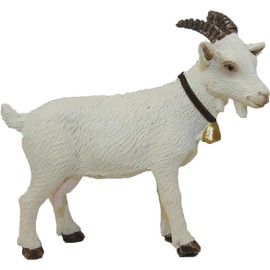 FADEDA Goat White/Height: 6 cm/Hand-painted/Detailed Nativity Scene Figures - Christmas Table Decoration Nativity Accessories