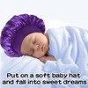 HekouJiub 6Pcs Kids Silk Bonnet for Sleeping, Adjustable Child Satin