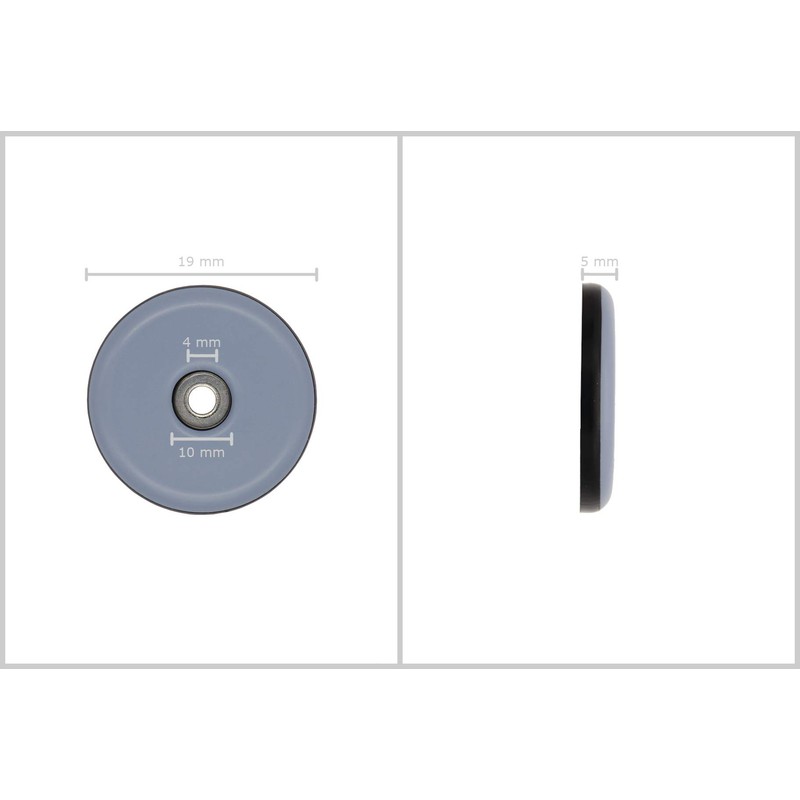 Pack of 16 Teflon Gliders Diameter 19, 22, 25, 30,