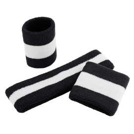 ONUPGO 6 Pieces Sweatbands Set - Headbands/Wristbands for Women Men Girls Boys for Gym Workout & Yoga, Super Comfy Sports Sweatbands, Sweat Out of Your Eyes & Wrists