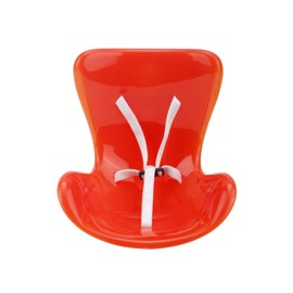 BOXOB Car Doll Seat, Cute Carseat Decoration with Air Vent Clip & Scented Tablet Fun and Functional Plush Doll Sofa Chair Fashionable Ornaments for Display Accessories (Orange)