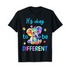 It's Okay To Be Different Autism Awareness Cute Elephant Tee
