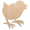 Sniggle Sloth Baby Chick Chicken Standing Solid Unfinished Craft Wood