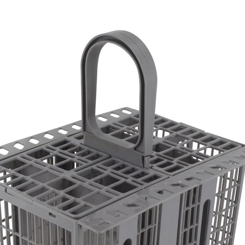 QUAILITAS Dishwasher Cutlery Basket [Grey] – Replacement Cutlery Basket for