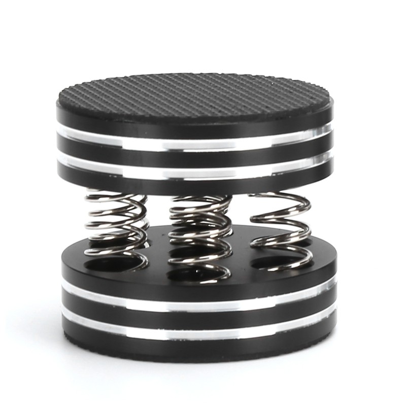 4PCS Spring Speaker Spikes Sound Dampening Feet for HiFi Amplifier/Speaker/Turntable/PlayerBlack