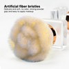 Nail Art Dust Powder Cleaner Brush Soft Bristles Comfortable Grip