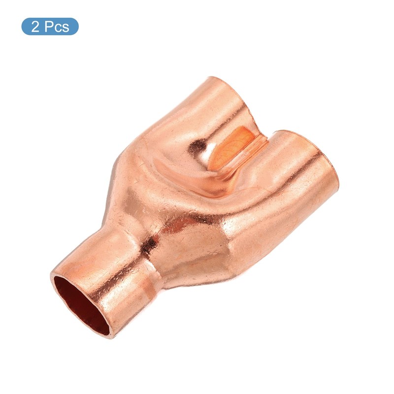 PATIKIL 7/8" x 7/8" x 7/8" ID Tee Y Type