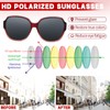 Polarized Fit Over Glasses Sunglasses for Women UV Protection Trendy