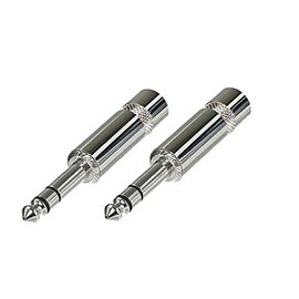 2 Neutrik Rean NYS228 Connector Nickel/Silver 1/4 6.35 mm TRS Male Stereo Plug
