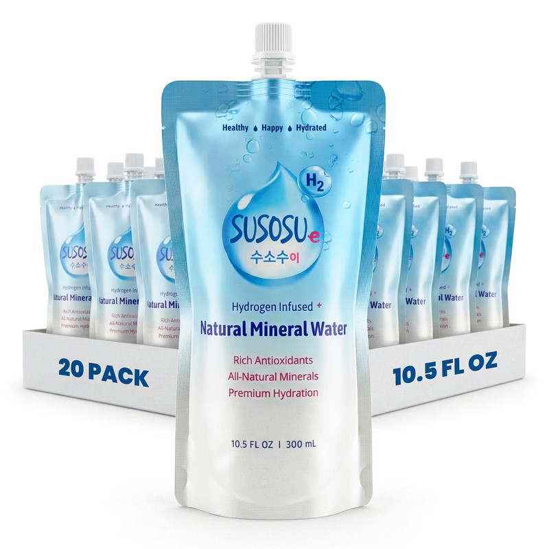Susosu Water - Hydrogen Infused Natural Mineral Water from South