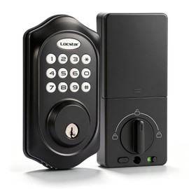Keyless Entry Door Lock, Smart Keypad Deadbolt for Front Door, 100 Codes