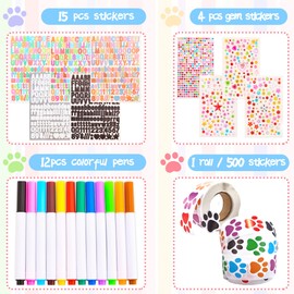 Cherizia Dog House Treat Boxes, 28 Piece Party Favor Set, White Gift Boxes with Handle, DIY Craft Supplies