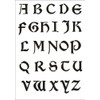 UMR-Design W-644 Font Celtic Textil- / wallstencil Size A5