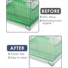 OKONOS Bird Cage Seed Catcher Mesh Cover Skirt Guard Net