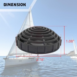 Boat Marine 7100118 Aerator Intake Screen for Livewell and Johnson Pump Debris Prevention Replace 77125