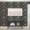 Tempaper Black Marine Fish Removable Peel and Stick Wallpaper, 20.5