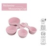 UPware 4-Piece Multi-Purpose Liquid and Dry Melamine Measuring Cups Set,