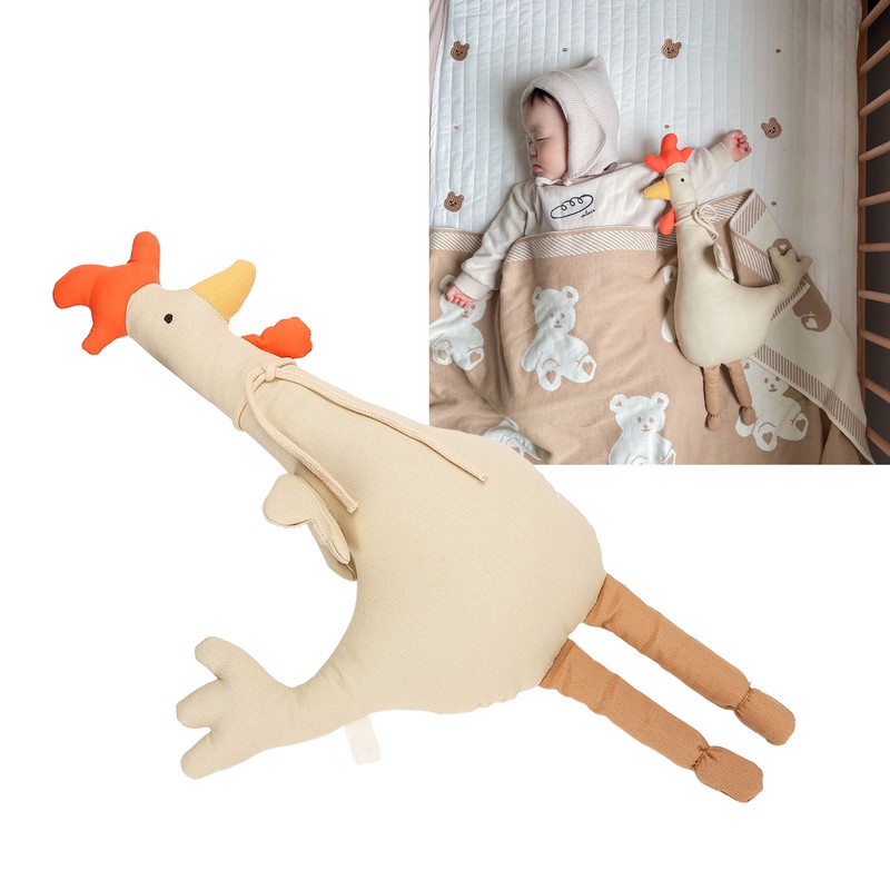 Cartoon Chicken Doll Soft Adorable Rooster Doll Toy for Children's