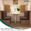 Gollense RV Dinette Cushion Covers Set of 2, Waterproof Stretch