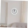 ORFOFE 9-inch Plastic Wall Clock Silent Wall Hanging Decor Clock